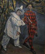 Paul Cezanne Pierot and Harlequin oil painting picture wholesale